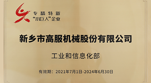 大香蕉视频网入选“专精特新小巨人”企业